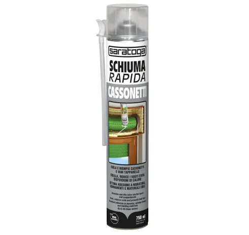 Quick-setting foam for dumpsters. Insulator, sealant, filler.
