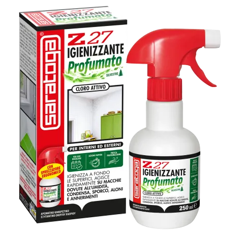 Z27 Scented sanitiser with a woodland fragrance