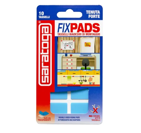 Double-sided adhesive pads for strong mounting (up to 4 kg)