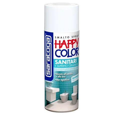 Happy Color SANITARI: finitura ceramica brillante per ritocchi