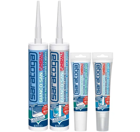 Bianco San® FungHalt™ Silicone sigillante Sanitari
