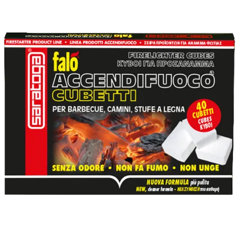 Falò Accendifuoco Cubetti