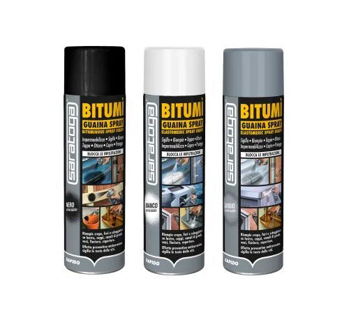 BITUMÌ Sigilla, Impermeabilizza e Protegge Superfici - Spray Elastome
