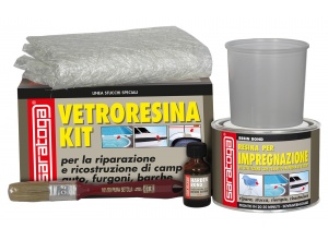 Mat Vitrosa - Vetroresina Kit - Per riparazione e ricostruzione