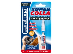 Supercolla Gel Flessibile - Adesivo istantaneo gel per incollaggi flessibili